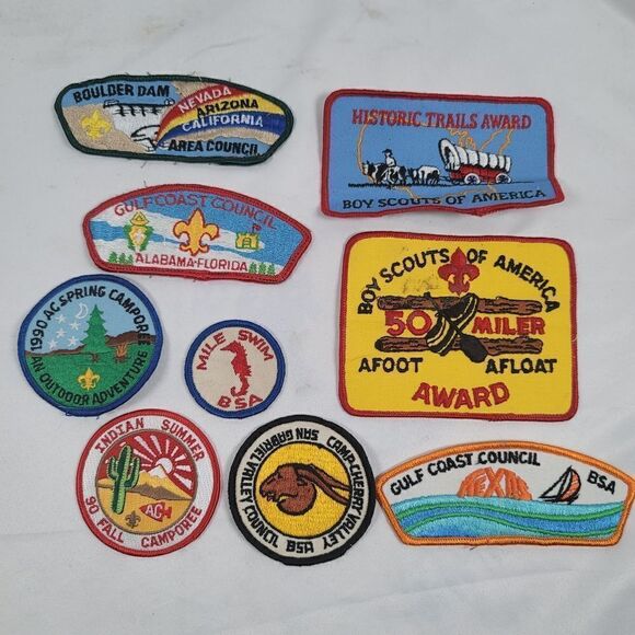 Vintage Boy Scout patches lot - Picture 1 of 10